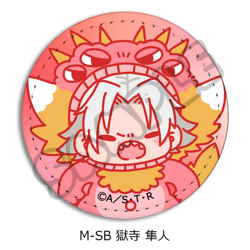 『家庭教師ヒットマンREBORN!』第2弾 レザーバッジ(丸形) M-SB 獄寺隼人